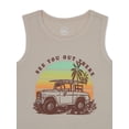 thumbnail image 2 of Wonder Nation See You Out There, Graphic Boys Crew Neck Tank Top, Sizes XS-2XL (Little Boys & Husky Boys), 2 of 3