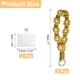thumbnail image 2 of Uxcell 2 Pcs Correa para Muñeca de Teléfono con Puntos de Sujeción, Pulsera de Lanyard para Teléfono Celular Hecha a Mano para Mujeres y Niñas, Amarillo Oscuro, 2 of 7