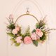 thumbnail image 2 of Flores de seda artificiales grandes Aro circur Ventanas colgantes Zulema coronas de puerta, 2 of 8