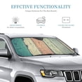 thumbnail image 3 of Bingfone Hardwood Car Windshield Sunshade,Sun Foldable Sun Shield Sun Visor For Car - Small, 3 of 8