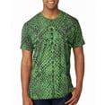 thumbnail image 1 of Halloween Green Snake Snakeskin Costume All Over Mens T Shirt, 1 of 2