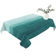 thumbnail image 2 of Turquoise Ombre Table Cloth Waterproof Tablecloths, Modern Abstract Art Ocean Oil Painting Tablecloth Dining Table Cover for Kitchen Party Tabletop Outdoor, Rectangle Tablecloth 60x102 Inch, 2 of 9