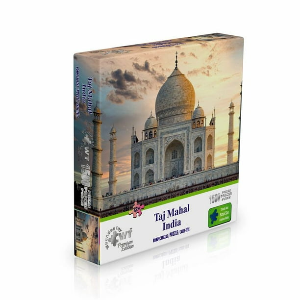 Wuundentoy Premium "Taj Mahal, India" 1500 Pieces Jigsaw -