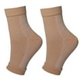 thumbnail image 1 of 1Pair Compression Socks Ankle Compression Sleeves Braces Arch Support Neuropathy Soothe Socks, 1 of 8