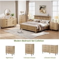 thumbnail image 7 of EastVita 5 Drawer Dresser Wood Chest Storage with Anti-Tipping Device and Metal Legs for Hallway Entryway, 7 of 7