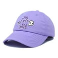 thumbnail image 4 of DALIX Halloween Hat Too Cute To Spook Womens Baseball Cap in Lavender, 4 of 6