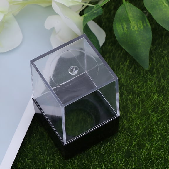 CCOCC Magnetic Paper Clip Storage Case,Creative Paper Clip Holder,Office Desktop Paper Clip Dispenser (Black) (2.76X1.57X1.57Inch)