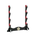thumbnail image 4 of Soporte de de madera Soporte de pie Soporte decorativo Soporte de exhibición horizontal Estante de marco de madera para Tanto Wakizashi Dojo 4 capas Macarena Soporte de espada, 4 of 8