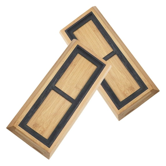 2 Sets Whetstone Base Sharpening Stone Grinding Tool Base Home Sharpener Holder Grindstone Holder Polishing Tool