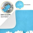 thumbnail image 6 of Iauyy Dish Drying Mat for Kitchen Counter, Super Absorbent & Hanging 16x18 / 18x24 Inch (S/M) Looking Down, 6 of 8