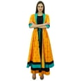 thumbnail image 2 of Bimba 2 Pcs Designer Flaired Dress With Tie Knot Jacket Kurta Designer Kurti, 2 of 9