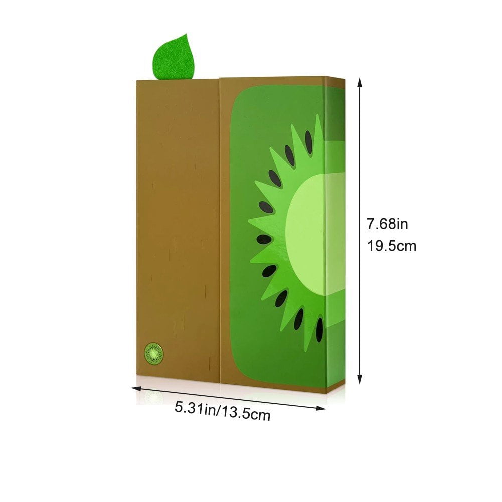 Jiibva Journal Notebook With Magnetic Flap Refillable Journal Notebook Fruit Pattern Note Book Stationery Diary Book