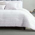 thumbnail image 5 of Riverbrook Home 6 pc Comforter Set, Queen, White/Gray, Boston, Clipped Jacquard, Polyfil, 5 of 6