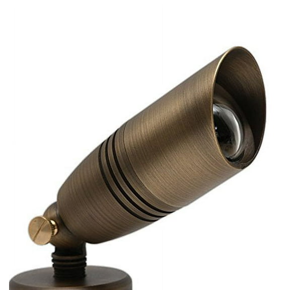 MIK Solutions LED Spot Light Solid Brass Metal Wall Light 7W MR16 LED Bulb - Landscape Light Security Lighting for Beautiful Bright Long Lasting Home Garden Patio Deck Pool Lighting