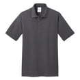 thumbnail image 5 of Mafoose Mens Short Sleeve Core Blend Male Pique Polo Shirt Charcoal M, 5 of 6