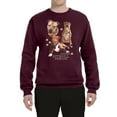 thumbnail image 2 of If It's Not a Pitbull It's Just a Dog Gift | Mens Dog Lover Crewneck Graphic Sweatshirt, Maroon, X-Large, 2 of 3