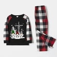 thumbnail image 3 of Pijamas familiares a juego de Navidad, conjunto de pijamas Multicolor, nieve, tres Gnomies, Cristo, 3 of 3