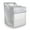 Silver, variant on Washer and Dryer Cover, Zipper Design Wash Machine Cover, Waterproof Dust-proof Moderately Sunscreen - W29”x D28”x H43”