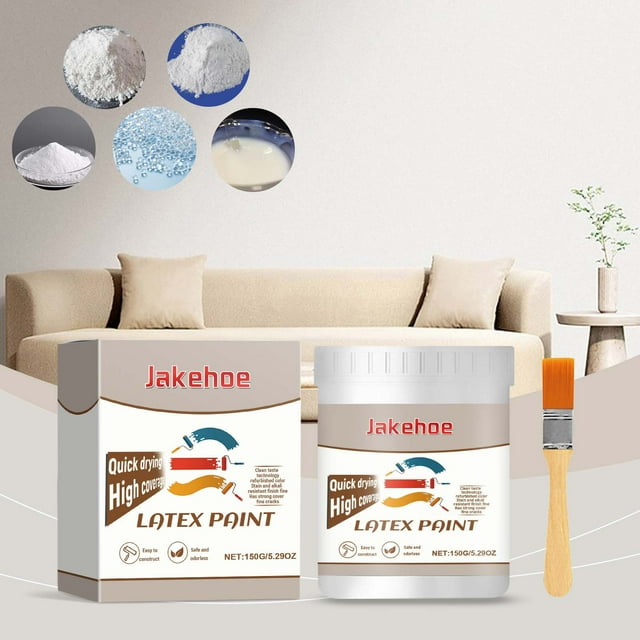 Fiudx Pintura para Pared, Cobertura Eficaz de Manchas y Aceites, Larga Duración, Fácil Aplicación, Renovación Multisuperficie, Solución de Limpieza para El Hogar, Incluye Brocha, Set de 500 Ml