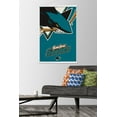 thumbnail image 2 of NHL San Jose Sharks - Logo 14 Wall Poster with Wooden Magnetic Frame, 22.375" x 34", 2 of 3