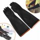 thumbnail image 4 of Guantes de látex resistentes a productos químicos de caucho resistente a la seguridad industrial, guantes protectores largos, guantes negros resistentes 1 par,, 4 of 5