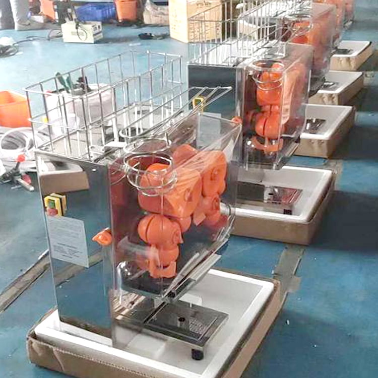 Kolice Commercial Automatic Orange Juicer Automatically Peeling Juice Beverage Machine Juice Dispenser Making Machine