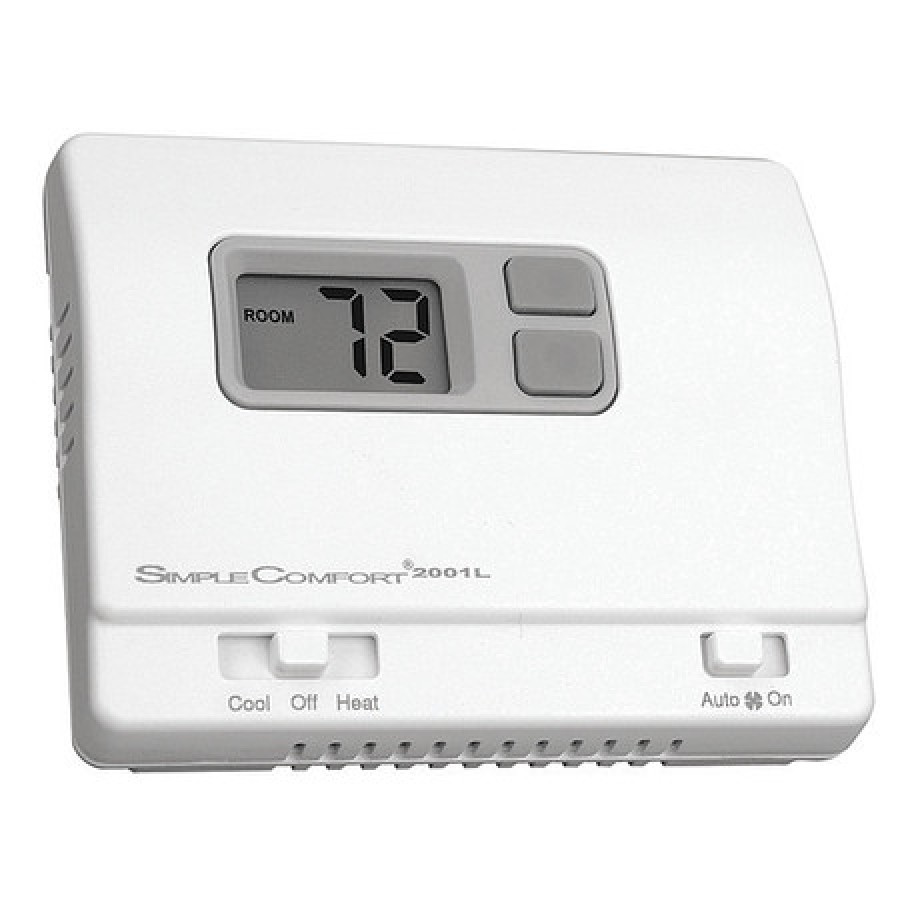 ICM SC2000L NonProgrammable Thermostat , 1 H 1 C, Battery , 3V DC