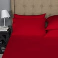 thumbnail image 1 of Alive Pixels 4 Housses de Coussin Rouge Uni 100 pour Cent Coton 4-Pcs Taies d'Oreiller 200TC (Corps 20x54, Rouge), 1 of 5