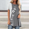 thumbnail image 5 of Birdeem T-Shirt d'Été Décontracté Confortable Imprimé Aguichant Col Rond Manches Courtes pour Femmes, 5 of 5
