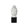 thumbnail image 1 of Urban Trends Collection: Resin Buddha Head Gloss Finish, 1 of 2