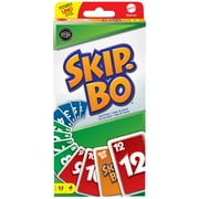 Skip-Bo Card Game for Kids, Adults & Game Night, Play Numbers in Order, 2 to 6 Players