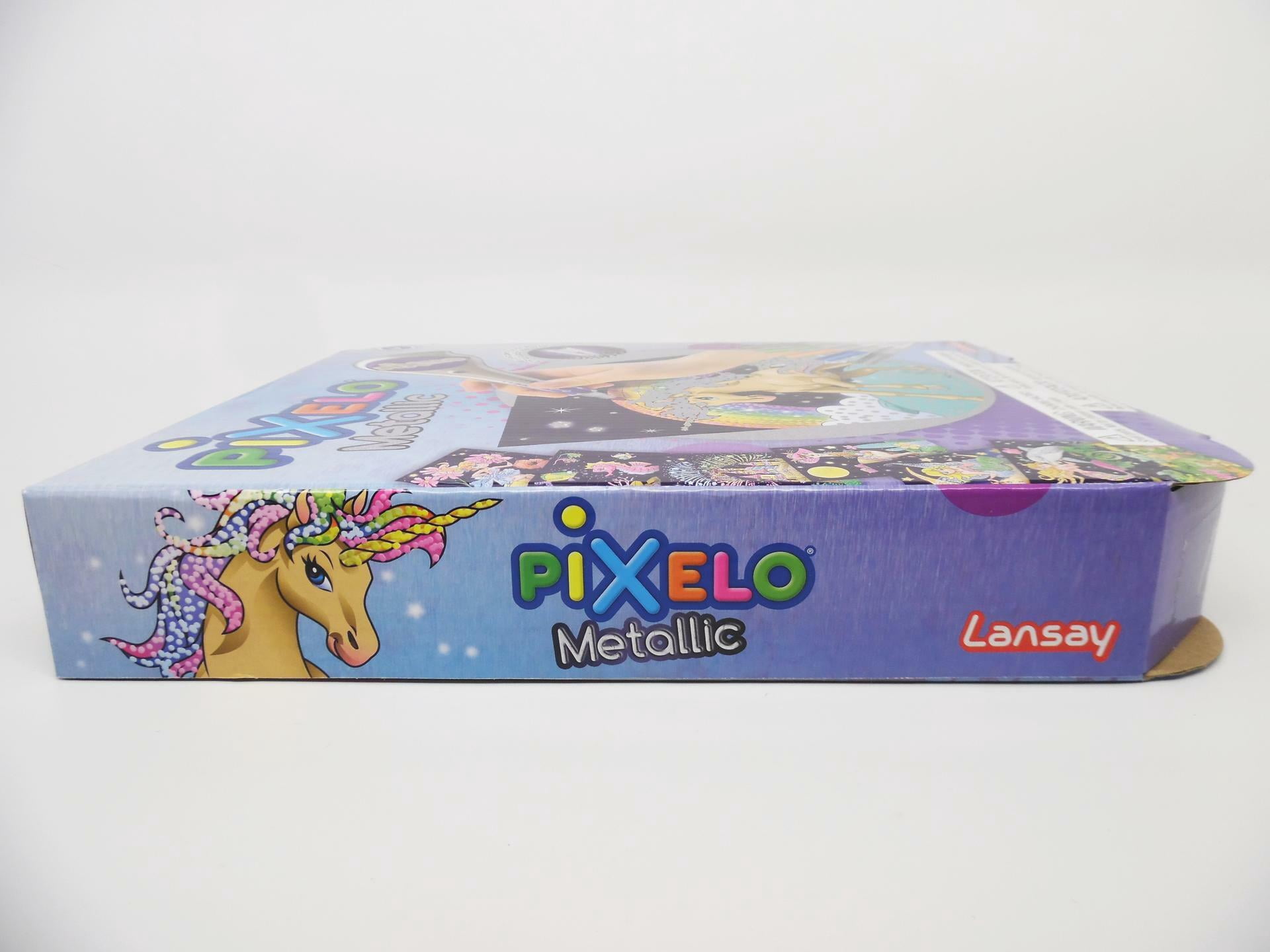 PIXELO Metallic Electronic Pen Art Set with 8 Designs & 6 Colored Markers for 6+