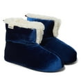 thumbnail image 2 of Dearfoams Women's Zoey Shiny Velour Duvet Bootie Slipper, 2 of 5
