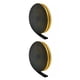 thumbnail image 4 of Monstrate Tira de sellado de ventana Tapón de tiro de puerta autoadhesivo 10m Rollo de cinta de sellado en forma de D a prueba de sonido, negro Type1 NO1, 4 of 6