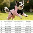 thumbnail image 3 of Small Winter Coat With Hood for Dogs - 4 Legs Covered Snowsuit Adjustable Warm Jacket for Small, 3 of 6