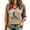 Khaki #031, variant on Womens 9/11 25th Anniversary Shirt 3/4 Sleeve Patriotic T Shirts | Never Forget 911 Memorial Shirt,Loose V-Neck Graphic T-Shirt,Printed American Flag T-shirt,Casual Tee Tops, 2XL