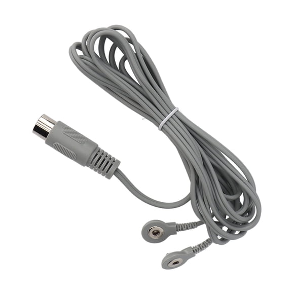 Cable De Alambre Para Electrodos, Cuidado De La Salud, Electrodos Portátiles De 8.2 Pies, Cable Conductor, Fisioterapia, 2 Conectores A Presión Para El Hogar, Máquina
