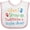 White and Pink, variant on Inktastic Future Scuba Diver Childs Diving Boys or Girls Baby Bib