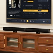 VIPQV Sound Bar for Smart TV, 2CH Detachable TV Sound Bar with Subwoofer, Bluetooth/AUX/Opyical/USB Connection,2-in-1 Home Theater Surround Sound