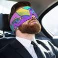 thumbnail image 5 of Wukai Disco Roller Skates Print Sleep Mask - Eye Mask for Sleeping, Ultra Soft and Skin Friendly Full Eye Covers for Women/Men, Perfect Light Blocking Sleeping Mask, 5 of 7