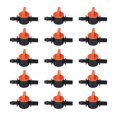 TUMALL 50Pcs Drip Irrigation Valve 4/7mm Outer Diameter 6mm/0.2in Drip