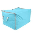 thumbnail image 3 of Large Closet Organizer Clothes Sweater Storage Bin Bag Non-Woven Fabric, Blue, 3 of 3