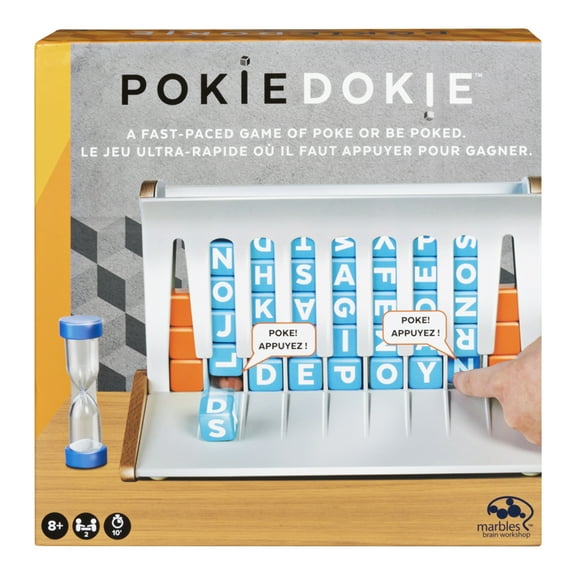 Pokie Dokie Game by Marbles Brain Workshop, Fast-Paced Word Building Game for Kids and Adults Aged 8 and Up
