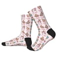 thumbnail image 2 of Pofeuu Hello Easter Print Crew Socks, Adult Running Hiking Socks for Youth and Adult, 2 of 7