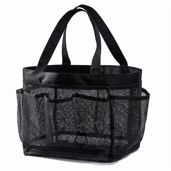 ACDANC Mesh Shower Caddy Portable for College Dorm Room Essentials with 8 Pockets,Hanging Shower Caddy Dorm Basket,Quick Dry Shower Bag for Bathroom