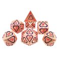 thumbnail image 1 of Dados poliédricos en apariencia de D8 D10 D12 D20 para DND RPG Game 7Pcs - 8 Estilo 8 CUTICAT Juego de dados poliédricos, 1 of 8