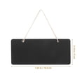 thumbnail image 3 of 6Pcs Chalkboard Pendant Decorative Chalkboard Hanging Blackboard Wooden Price Tag, 3 of 3