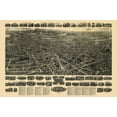thumbnail image 2 of Bailey 14x11 Gold Ornate Wood Framed with Double Matting Museum Art Print Titled - Meriden Connecticut - Bailey 1918, 2 of 4