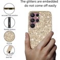 thumbnail image 3 of Compatible with Samsung Galaxy S23 Ultra Case, Glitter Sparkly Samsung S23 Ultra Phone Case with Slim Silicone Shockproof Protective Bumper Cover for Cute Girls Women (Gold), 3 of 14