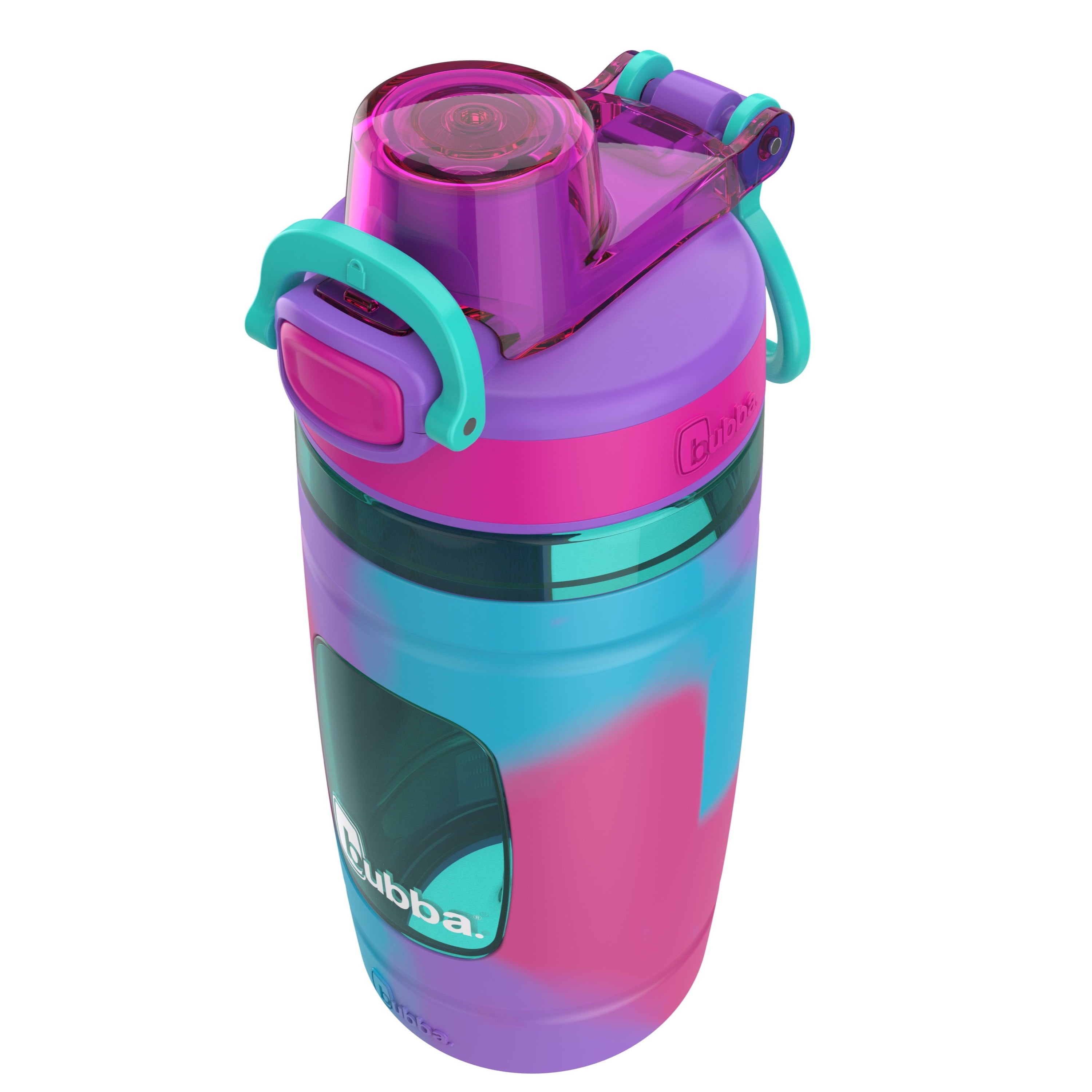 Bubba, Dining, Bubba Flo Kids 6 Oz Coral And Purple Plastic Water Bottle  With Wide Mouth Lid